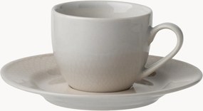 Šálky na espresso's podšálkami Elements, 4 ks