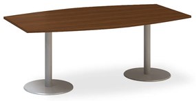 Konferenčný stôl ProOffice 80/110 x 200 x 74,2 cm, orech