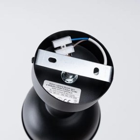 Sollux SL.1316 - Nástenné bodové svietidlo ELBA 1xE27/15W/230V čierna