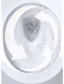GROHE Euro Ceramic samostatne stojace WC Rimless ku stene, s hlbokým splachovaním, Triple Vortex, 374 x 540 mm, alpská biela + SoftClose sedátko s poklopom, 39839000
