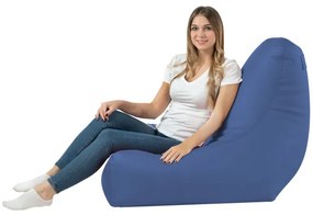 Kreslo Bali ekokoža modré