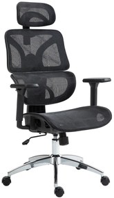 Design-Shop Kancelárska stolička Deshler - Čierna