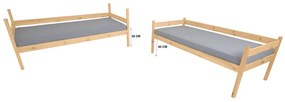 Wilsondo Poschodová posteľ s úložným priestorom Paula 2 90x200