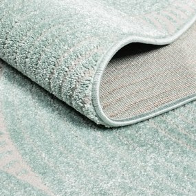 Dekorstudio Jednofarebný koberec FANCY 647 - mentolový Rozmer koberca: 140x200cm
