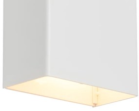 Moderná nástenná lampa biela - Otan S