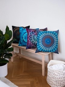 Obliečka na vankúš mikroplyš 45 × 45 cm - Mandala 1