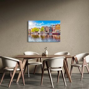 Obraz - Tancujúce domy, Amsterdam (90x60 cm)