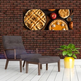Obraz - Tekvicový koláč (120x50 cm)