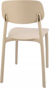 JU Stolička LARA v béžovej farbe