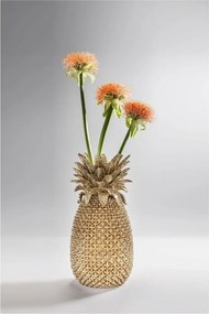 Dekoratívna váza v zlatej farbe Kare Design, výška 50 cm