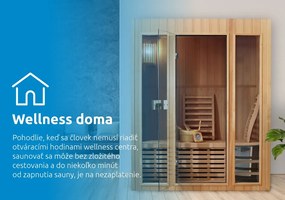 Marimex | Fínska sauna Marimex KIPPIS L + saunové kachle | 11100084