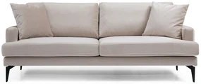 Pohodlná trojmiestna pohovka Papira 205 x 90 cm, béžová