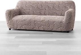 Bielastické poťahy BRILLANTE hnedé trojkreslo (š. 170 - 220 cm)