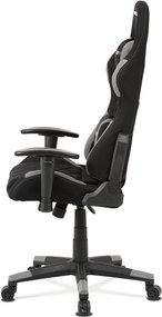 Sconto Kancelárska stolička NIKI sivá/čierna