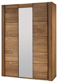 Šatní skříň Velvet II 73 160 cm z masivu dub Rustikal