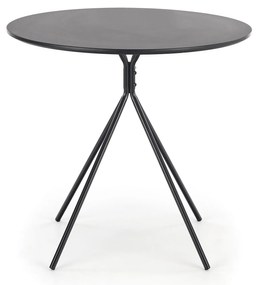 AKCIA Čierny jedálenský stôl PHANTOM 80x80 II. akosť