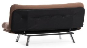 Dvojmiestná rozkladacia pohovka BINA svetlohnedá