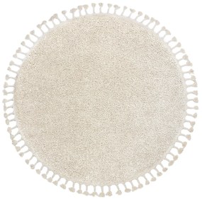 Kusový koberec Berber 9000 cream kruh, 160x160 (priemer) kruh, biela, obývacia izba, Dywany Łuszczów