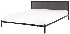Manželská posteľ 180 cm Clarta (čierna) (s roštom). Vlastná spoľahlivá doprava až k Vám domov. 1078399
