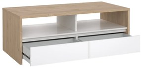 Biely/v prírodnej farbe konferenčný stolík 60x120 cm Next – Tvilum