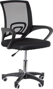 Čierna kancelárska stolička JETTA