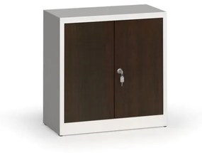 Alfa 3 Zvárané skrine s lamino dverami, 800 x 800 x 400 mm, RAL 7035/wenge