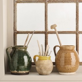 Ib Laursen Keramická váza Avignon Mustard