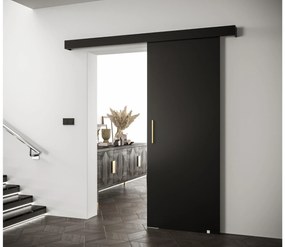Posuvné dvere 80 cm Slavdro 1 (čierna matná). Akcia -6%. Vlastná spoľahlivá doprava až k Vám domov. 1108793