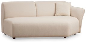 Atypická rohová pohovka Mentis, 360 x 108 cm, krémová