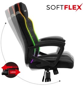 Herná stolička Force - 2.5 RGB carbon mesh