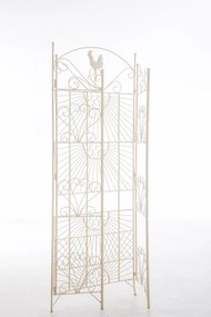 Kovová polica regál Maia - Krémová