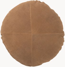 Okrúhly kožený vankúš Diana