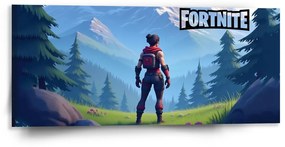 Sablio Obraz FORTNITE Horská krajina - 110x50 cm