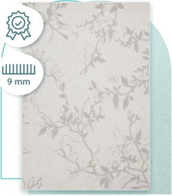 Koberec Agnella Noble Flors svetlosivý