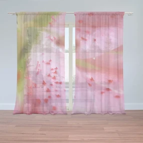 Sablio Záclony Kvet ľalie: 2ks 150x250cm