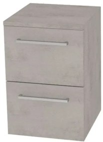 Mereo Bino, kúpeľňová skrinka spodná 50 cm, Multidecor, Chromix strieborný, MER-CN694ACST