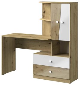 Písací stôl Nero 11 150 – Biely Lesk