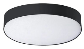 LED stropné svietidlo Monza R 50 CCT čierna s diaľkovým ovládačom