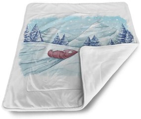 Sablio Deka pre bábätko Rozprávková zima - 90x120 cm
