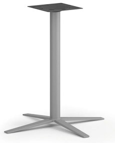 Stolová podnož AURA, 700 x 720 mm, sivostrieborná