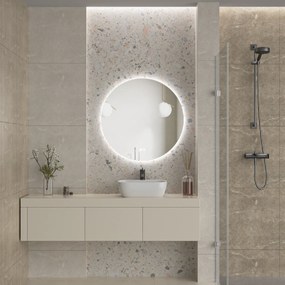 Erga Sofia, okrúhle LED zrkadlo 80cm, 1840 lm, 3 farby svetla, ERG-V01-207-8080