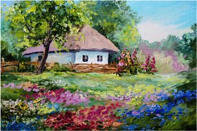 Obraz - Chalupa (90x60 cm)