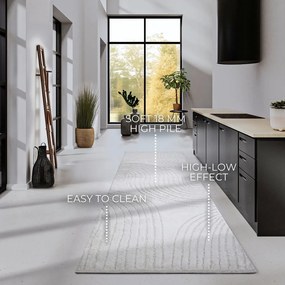 Krémovobiely behúň 80x240 cm Pigment Cream White – Elle Decoration