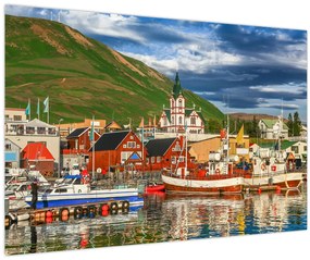 Obraz - Húsavík (90x60 cm)