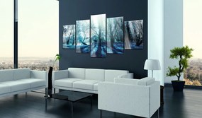 Artgeist Obraz na akrylátovom skle - Blue Glade [Glass] Veľkosť: 200x100