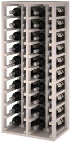 Regál na víno CANEDO IV Materiál a odtieň: Borovice s bielym nátěrem