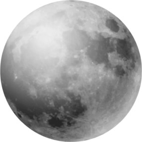 Samolepka do detskej izby mesiac