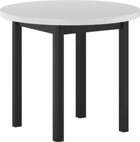 Vintino Jedálenský stôl NOVUS  90 cm – biela / čierna