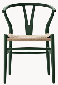 Drevená stolička's ručne tkaným sedadlom CH24 Wishbone Chair