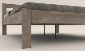 Manželská posteľ Tema 180x200 cm, šedý buk